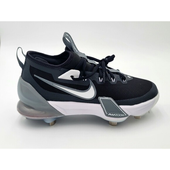 New Nike Force Zoom Trout 9 Elite Mens Size 7 Baseball Cleats Black FB2906-001 - Picture 4 of 7